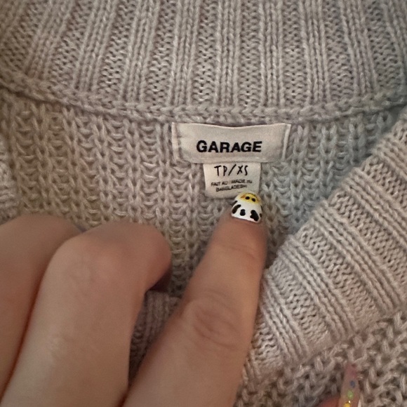 GARAGE | Crew Neck Tunic Sweater - Picture 6 of 16